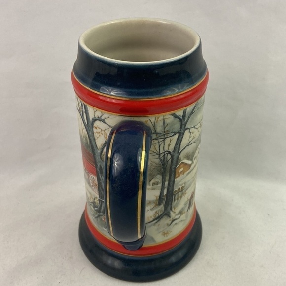 Vtg Budweiser Holiday Susan Sampson 90 Beer Stein - Picture 5 of 7